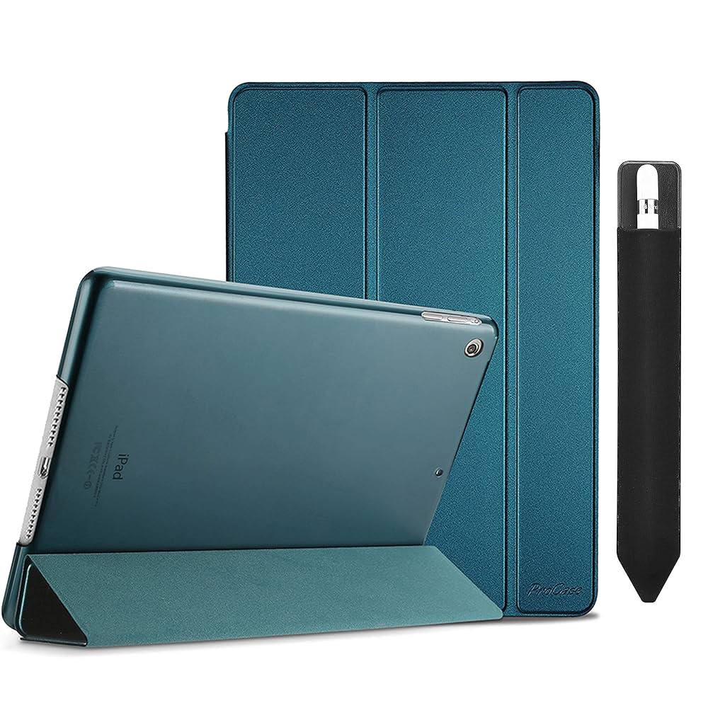 iPad mini Cellular + Apple Pencil + ケース Amazon.com: ProCase Teal iPad Mini 1 2 3 Slim Lightweight